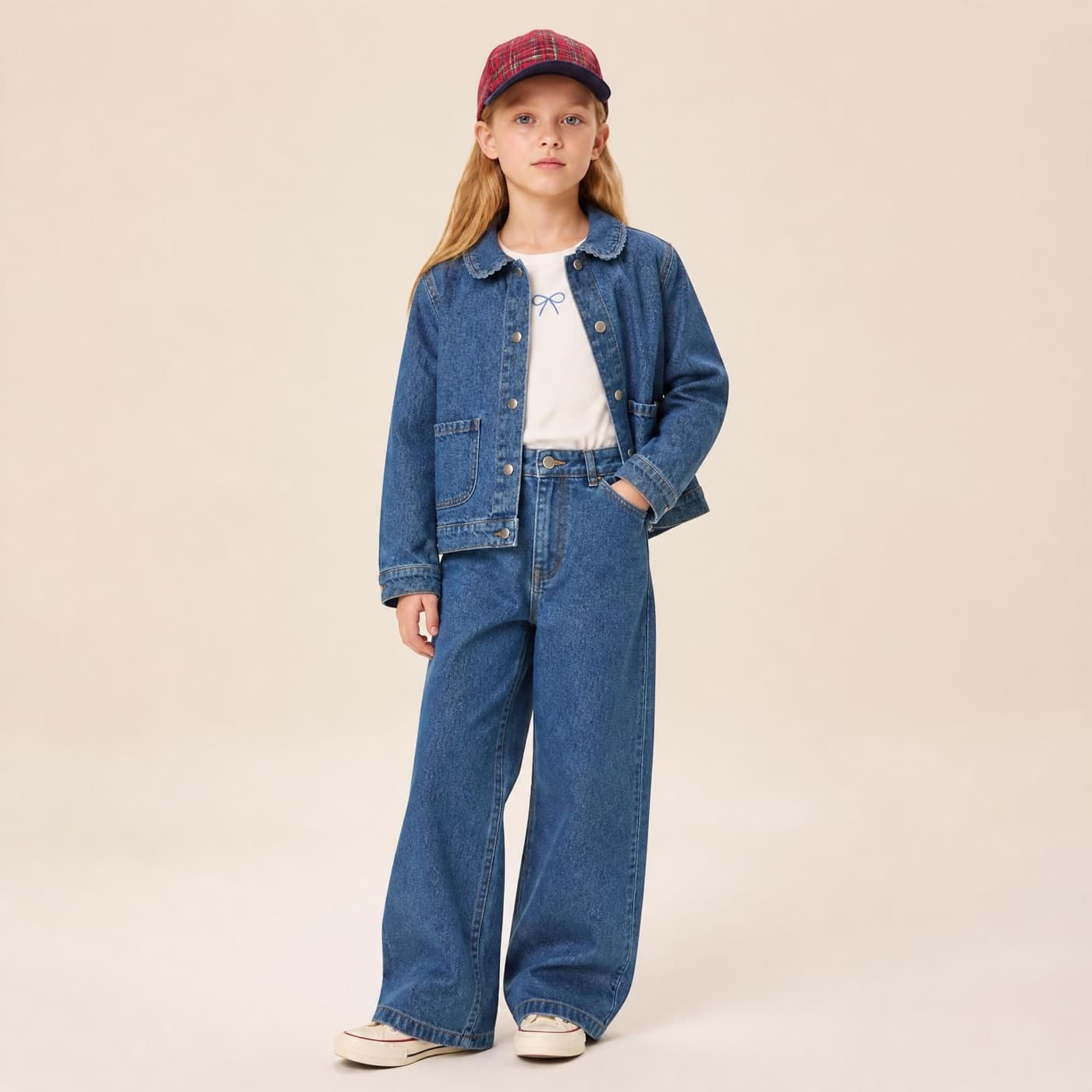 Nupumo Denim Set Jas & Broek